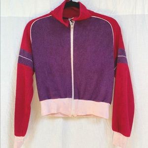 Vintage 70s terrycloth Zip